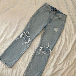 Mid-Rise Boot Cut Jeans